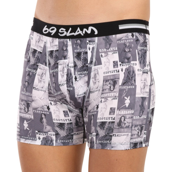 Boxers para homem 69SLAM fit playloud magazine (MCYPMG-PO)