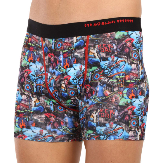 Boxers para homem 69SLAM fit punk buskers dylan (MBYPBK-PO)