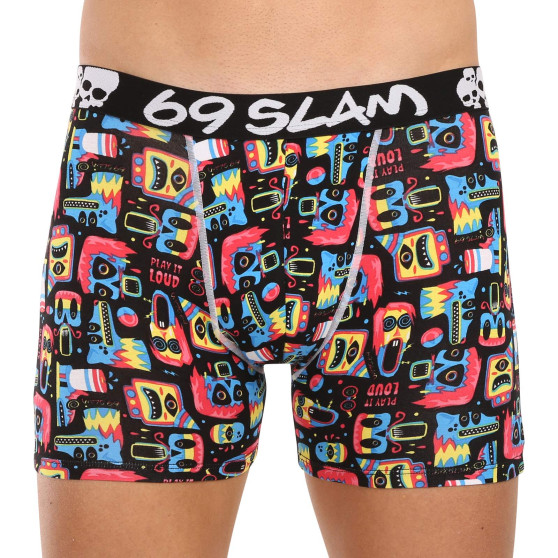 Boxers para homem 69SLAM fit bambu monsta freak gilbert (MPBMFK-BB)