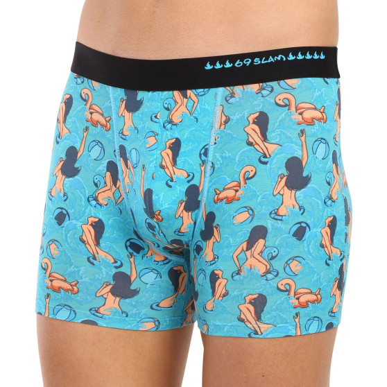 Boxers para homem 69SLAM fit bambu getting wet light gilbert (MPBGEL-BB)