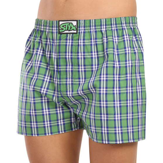 Boxers para homem Styx clássico elástico multi-colorido (A202)