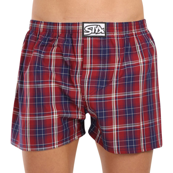 Boxers para homem Styx clássico elástico multi-colorido (A204)