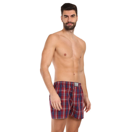 Boxers para homem Styx clássico elástico multi-colorido (A204)