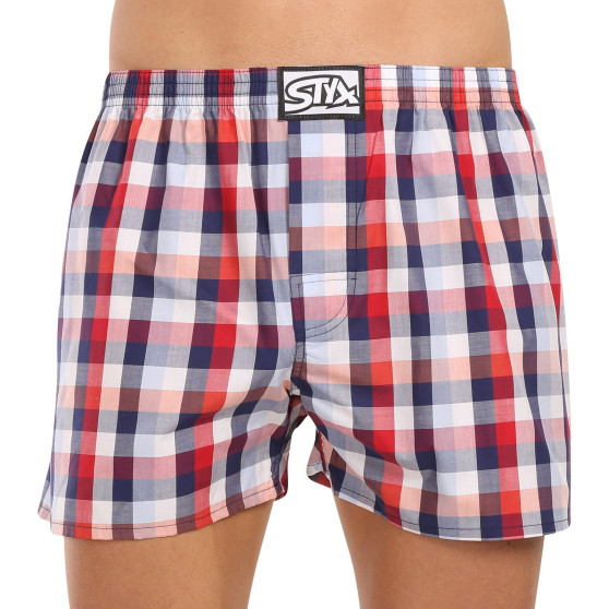 Boxers para homem Styx clássico elástico multi-colorido (A206)