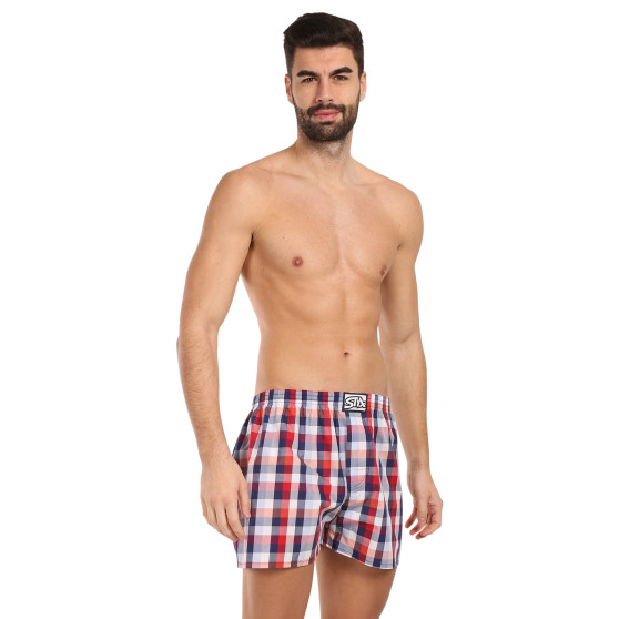 Boxers para homem Styx clássico elástico multi-colorido (A206)