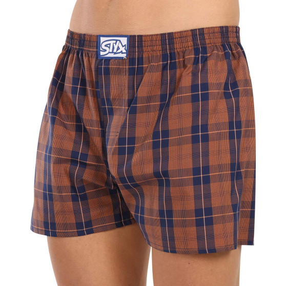 Boxers para homem Styx clássico elástico multi-colorido (A208)