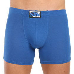 Boxers para homem Styx longo elástico clássico azul (F1167)