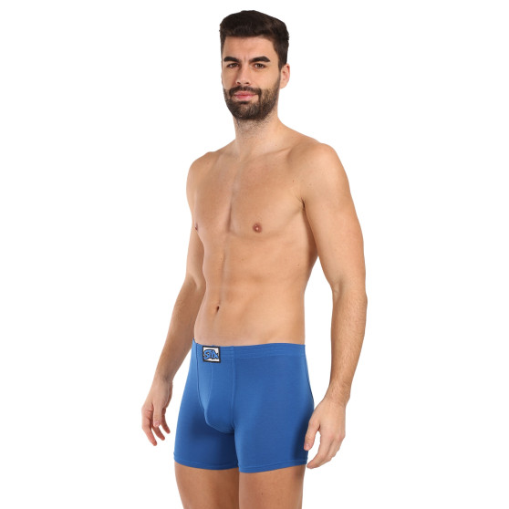 Boxers para homem Styx longo elástico clássico azul (F1167)