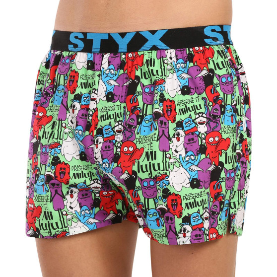 Boxers para homem Styx arte desportiva monstros de borracha (B01555/2)