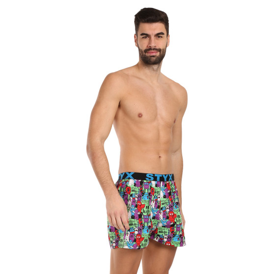 Boxers para homem Styx arte desportiva monstros de borracha (B01555/2)