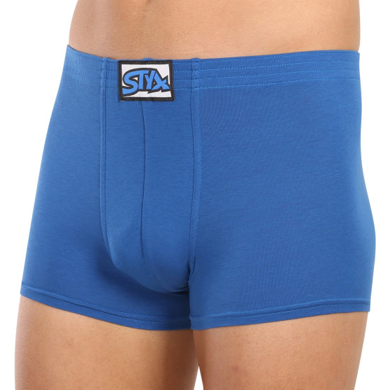 Boxers para homem Styx borracha clássica azul (Q1167)