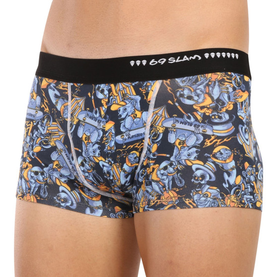 Calções de boxer para homem 69SLAM hip bambu greatest show elijah (MHBGSW-BB)