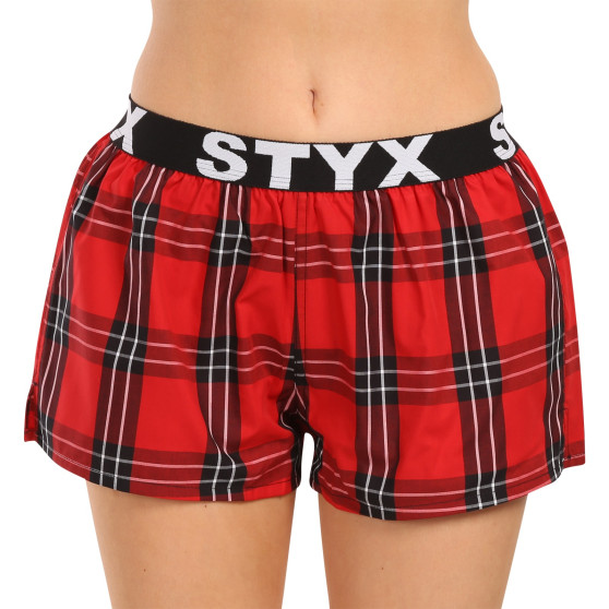 Boxers para mulher Styx desporto elástico multicolorido (T1003)