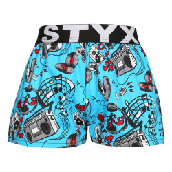 Boxers para crianças Styx arte desporto borracha música (BJ1558)