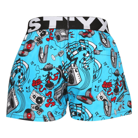 Boxers para crianças Styx arte desporto borracha música (BJ1558)