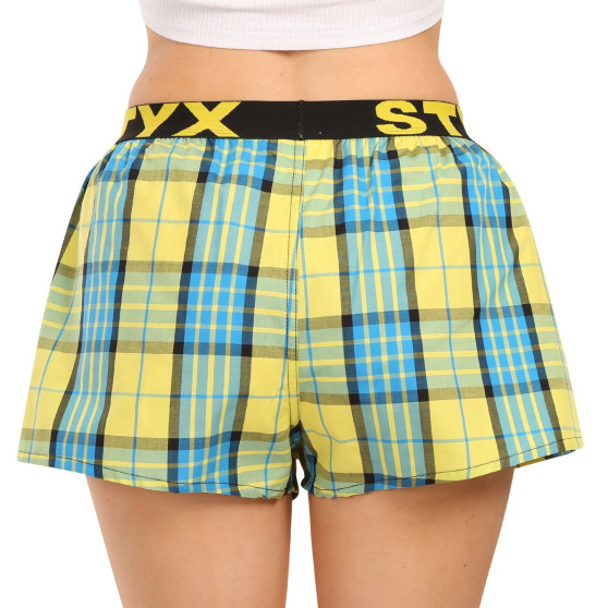 Boxers para mulher Styx desporto elástico multicolorido (T1002)