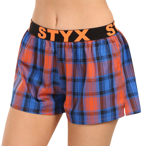 Boxers para mulher Styx desporto elástico multicolorido (T1006)