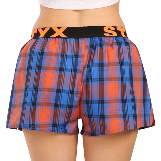 Boxers para mulher Styx desporto elástico multicolorido (T1006)