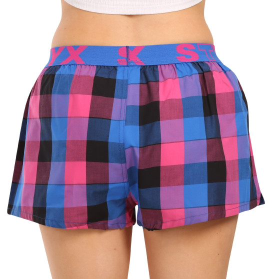 Boxers para mulher Styx desporto elástico multicolorido (T1008)