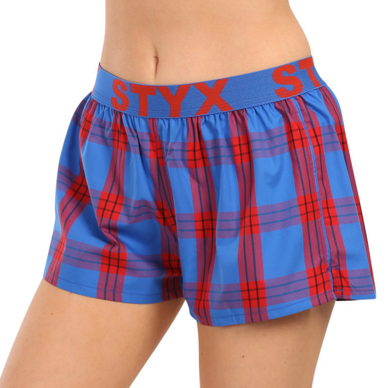 Boxers para mulher Styx desporto elástico multicolorido (T1016)