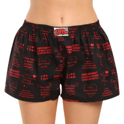 Boxers de senhora Styx arte clássica borracha Letras do Dia dos Namorados (K1757)