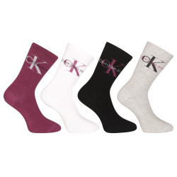 4PACK meias de senhora Calvin Klein multicolorido (701224131 003)