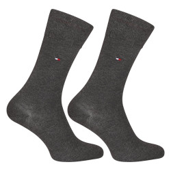 2PACK meias de homem Tommy Hilfiger high grey (371111 030)