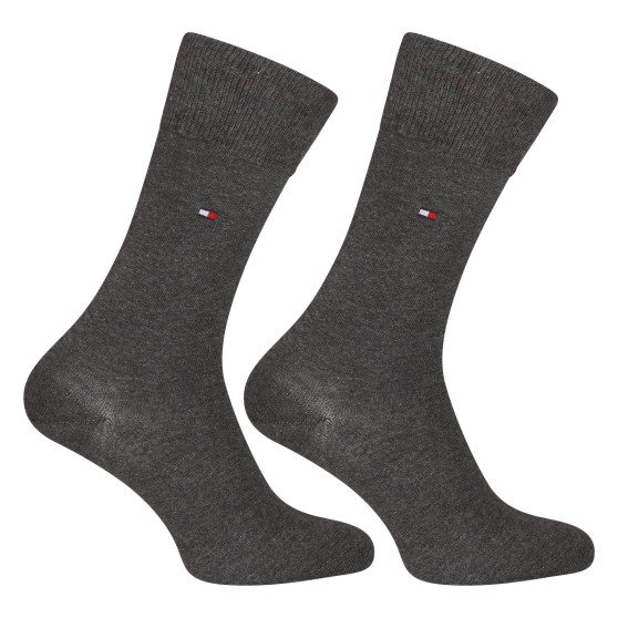 2PACK meias de homem Tommy Hilfiger high grey (371111 030)