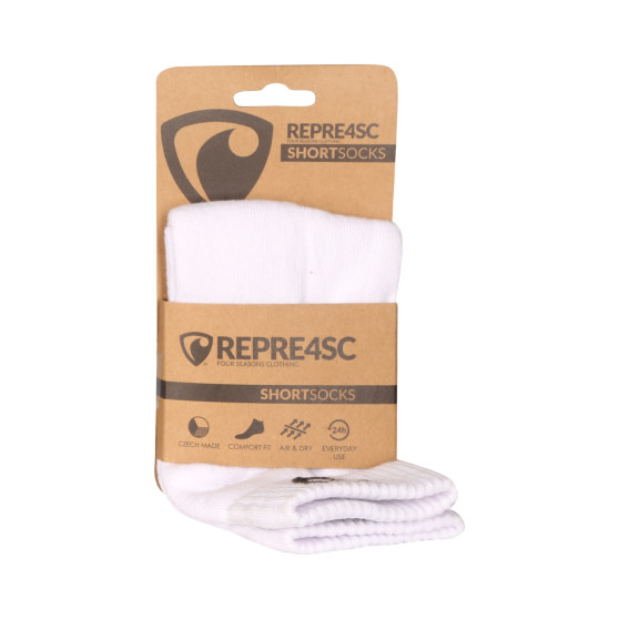 Meias Represent ankle branco (R3A-SOC-0202)