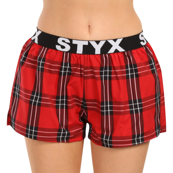 3PACK Boxers para mulher Styx desporto elástico multi-colorido (3T10236)