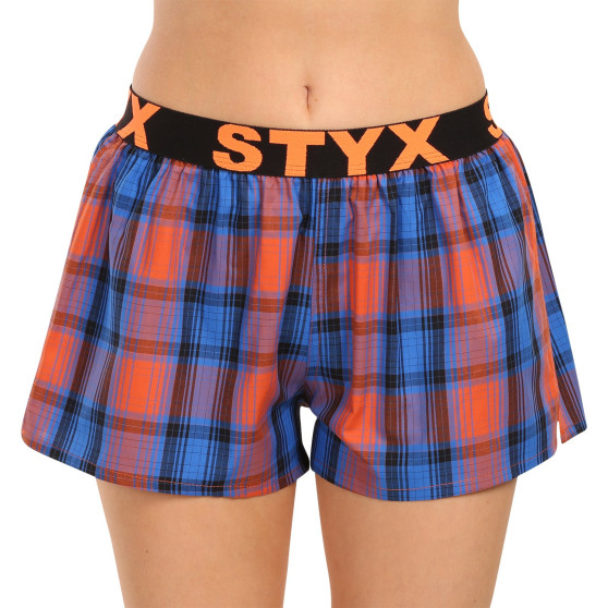 3PACK Boxers para mulher Styx desporto elástico multi-colorido (3T10236)