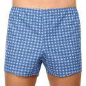 Boxers clássicos para homem Foltýn xadrez azul (K54)