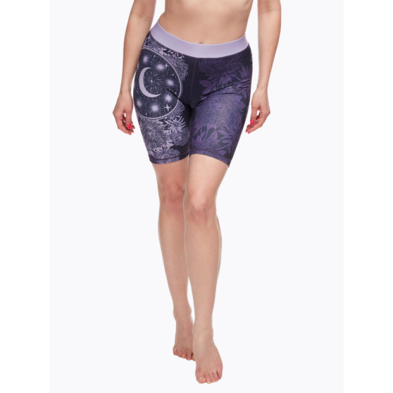 Leggings curtas alegres para mulher Dedoles roxo Moon (D-W-AW-BS-C-C-1288)