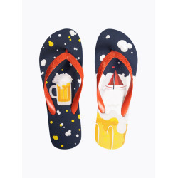 Merry Flip Flops Dedoles Cerveja e barco (D-U-SCL-F-FF-C-1266)