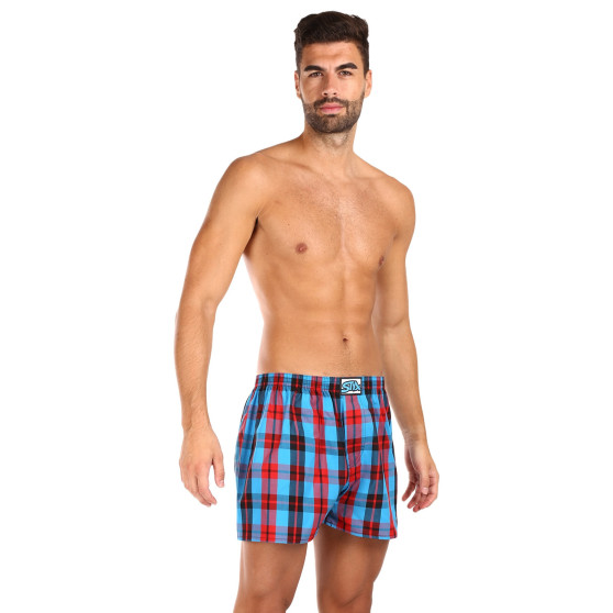 3PACK Boxers para homem Styx borracha clássica multi-coloured (3A0913)