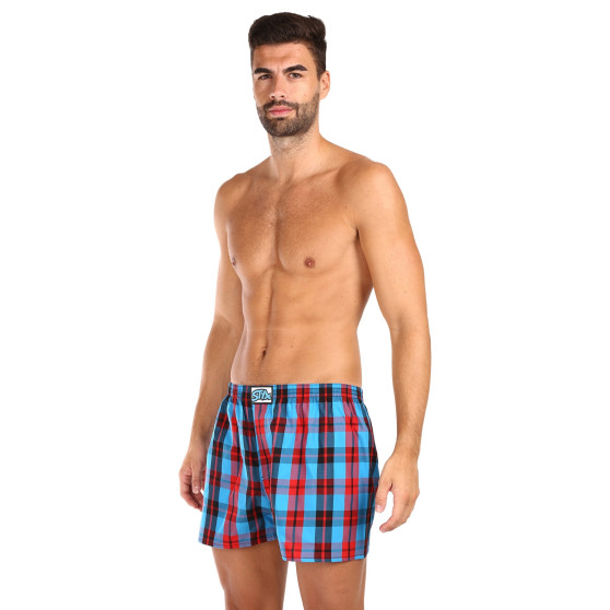 3PACK Boxers para homem Styx borracha clássica multi-coloured (3A0913)