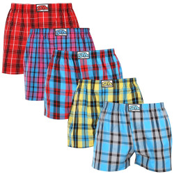 5PACK Boxers para homem Styx borracha clássica multi-coloured (5A091320)