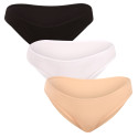 3PACK cuecas para mulher Nedeto multicolorido (3NK004)