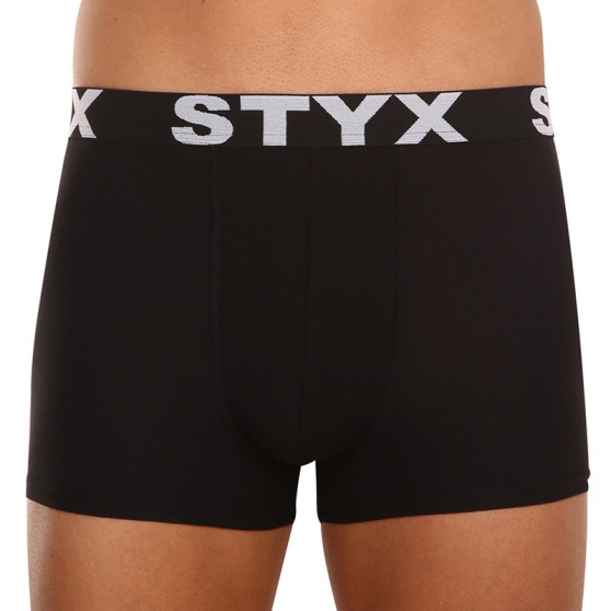 5PACK Boxers para homem Styx desporto elástico superdimensionado preto (5R960)