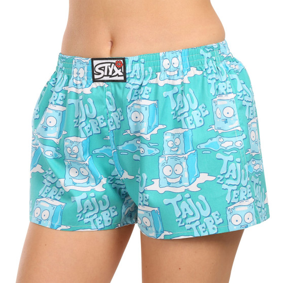 Boxers para mulher Styx arte clássica cubos de gelo de borracha (K1657)