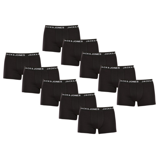 10PACK Boxers para homem Jack and Jones preto (12189937)