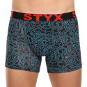 Calções de boxer para homem Styx longo arte desporto borracha doodle (U1256/2)