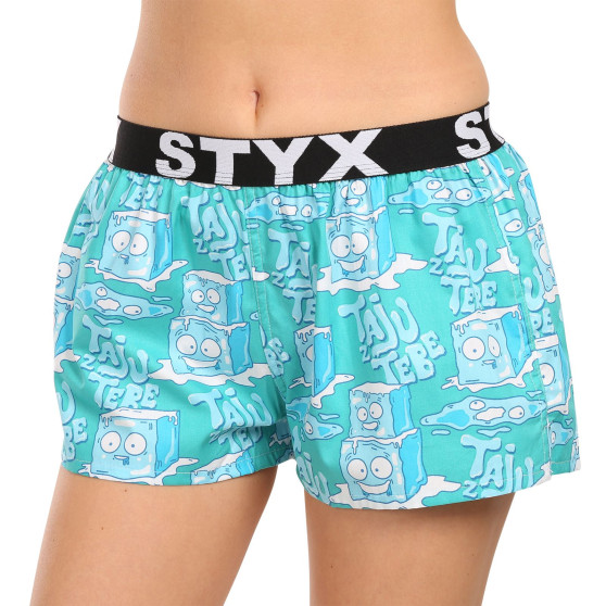 Boxers para mulher Styx arte desporto borracha cubos de gelo (T1657)