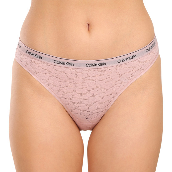 3PACK cuecas para mulher Calvin Klein multicolorido (QD5069E-N8I)