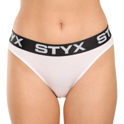 Cuecas para mulher Styx desporto elástico branco (IK1061)