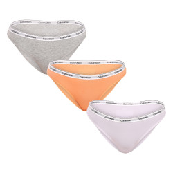 3PACK cuecas para mulher Calvin Klein multicolorido (QD5207E-NPA)