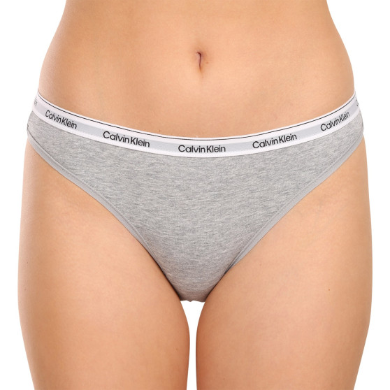 3PACK cuecas para mulher Calvin Klein multicolorido (QD5207E-NPA)