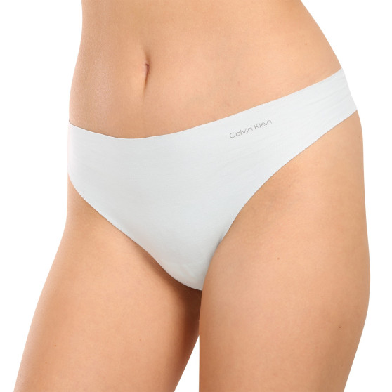 3PACK Tanga para mulher Calvin Klein multicolorido (QD5219E-NOY)