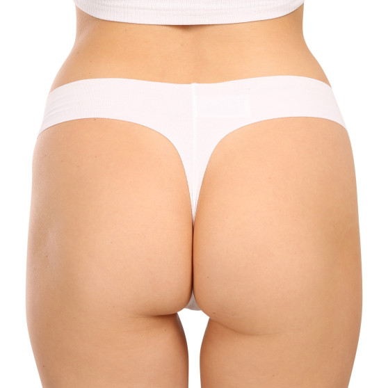 3PACK Tanga para mulher Calvin Klein multicolorido (QD5219E-NOY)