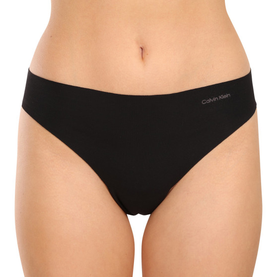 3PACK Tanga para mulher Calvin Klein multicolorido (QD5219E-NOY)